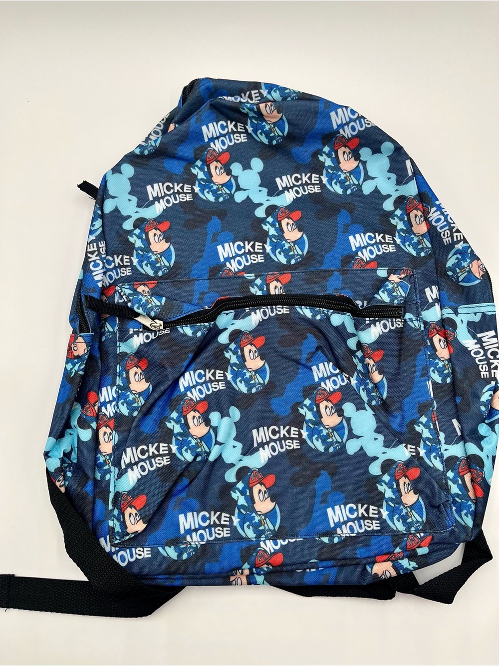 Disney Mickey Mouse Navy and Light Blue Graphic Backpack